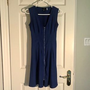 Navy H&M knee length dress